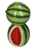 Kersten Świecznik "Watermelon" w kolorze zielono-czerwonym - 8,5 x 15,6 x 8,1 cm