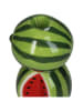 Kersten Świecznik "Watermelon" w kolorze zielono-czerwonym - 8,5 x 15,6 x 8,1 cm