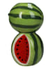 Kersten Świecznik "Watermelon" w kolorze zielono-czerwonym - 8,5 x 15,6 x 8,1 cm