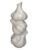 Kersten Vase ''Garlic'' in Weiß - (B)9,5 x (H)23,1 x (T)9,2 cm