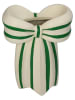 Kersten Vase ''Bow'' in Beige/ Grün - (B)14 x (H)19 x (T)7 cm