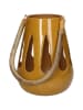 Kersten Lampion w kolorze musztardowym - wys. 22 x Ø 16 cm