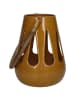 Kersten Laterne in Ocker - (H)22 x Ø 16 cm
