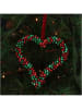 Kersten 4-delige set: decoratieve hangers ''Heart'' rood/groen - (L)14 x (B)14 cm
