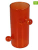 Kersten 2er-Set: Vasen in Orange - (H)15 x Ø 8,8 cm