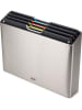 JosephJoseph 5tlg. Schneidebrett-Set "Folio" in Silber/ Schwarz