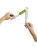 JosephJoseph 3-in-1 blikopener wit/groen - (L)18,5 cm