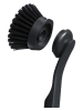 JosephJoseph 2-delige set: reserveborstelkoppen ''SinkTech'' zwart - Ø 7 cm