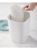 JosephJoseph Recyclingeimer "Split" in Weiß/ Blau - 8 l - (B)21 x (H)28 x (T)21 cm
