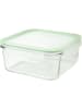 Glasslock Vershouddoos "Air Type" groen - 1,2 l