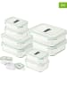 Glasslock 10-delige set: vershouddozen "Classic Type" groen