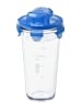 Glasslock Dressingshaker transparant/blauw - 450 ml