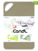 CandL 2-delige set: snijplanken "Handy" beige - (L)26,2 x (B)17 cm