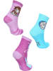 FROZEN 3er-Set: Socken "Frozen" in Türkis/ Lila