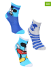 Disney Mickey Mouse 3er-Set: Socken "Mickey" in Blau