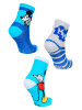 Disney Mickey Mouse 3-delige set: sokken "Mickey" blauw