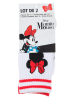 Disney Minnie Mouse 2er-Set: Socken "Minnie" in Weiß