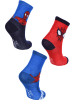Spiderman 3er-Set: Socken "Spiderman" in Blau/ Rot