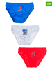 Spiderman 3er-Set: Slips "Spiderman" in Blau/ Hellgrau/ Rot