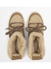 Marc O'Polo Shoes Skórzane botki zimowe "Pia" w kolorze jasnobrązowo-beżowym