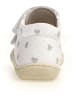 Naturino Leren sneakers "Cocoon" wit/zilverkleurig