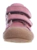 Naturino Leder-Lauflernschuhe "Raccoon" in Rosa
