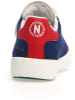 Naturino Skórzane sneakersy "Annie" w kolorze biało-granatowym