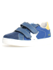 Naturino Leren sneakers "Pinn" blauw/geel