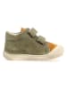 Naturino Leder-Sneakers "Macks" in Khaki/ Creme