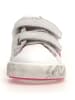 Naturino Skórzane sneakersy "Kristil" w kolorze białym ze wzorem