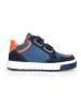 Naturino Leren sneakers "Ariton" donkerblauw/oranje