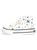 Naturino Sneakersy "Ylfas" w kolorze białym ze wzorem