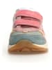 Naturino Leder-Sneakers "Quelly" in Hellblau/ Rosa