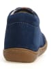 Naturino Leder-Lauflernschuhe "Cocoon" in Dunkelblau/ Hellbraun