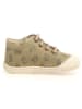 Naturino Skórzane buty "Cocoon" w kolorze khaki do nauki chodzenia