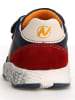 Naturino Leder-Sneakers "Jesko 2" in Dunkelblau/ Rot