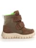 Naturino Botki zimowe "Geminae 3" w kolorze jasnobrązowo-zielonym