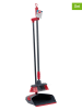 Dirt Devil 2tlg. Kehrschaufel- und Besenset in Rot/ Grau - (L)130 cm