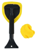 Dunlop Fensterabzieher & Eiskratzer in Schwarz/ Gelb - (L)31 cm
