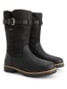 TRAVELIN' Leren boots "Aremark" zwart
