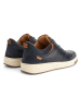 TRAVELIN' Leren sneakers "Darley" donkerblauw