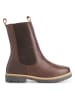 TRAVELIN' Leren chelseaboots "Ferring" bruin