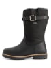TRAVELIN' Leder-Boots "Finnberg" in Schwarz