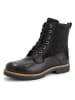 TRAVELIN' Leren boots "Folge" zwart
