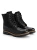TRAVELIN' Leder-Boots "Folge" in Schwarz