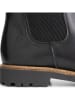 TRAVELIN' Leren chelseaboots "Forsand" zwart