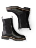 TRAVELIN' Leder-Chelsea-Boots "Forsand" in Schwarz