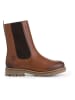 TRAVELIN' Leder-Chelsea-Boots "Forsand" in Hellbraun