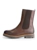 TRAVELIN' Leren chelseaboots "Forsand" bruin