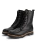 TRAVELIN' Leder-Boots "Forsol" in Schwarz